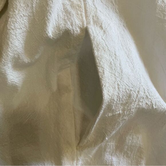 RD & Koko Anthropologie White/Brown Embroidered Peasant Jacket Sz-L - Picture 4 of 9